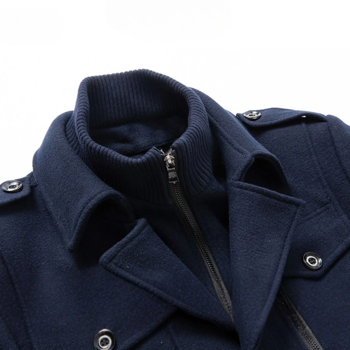 Federico™ | Cappotto Invernale in Lana con Doppio Colletto
