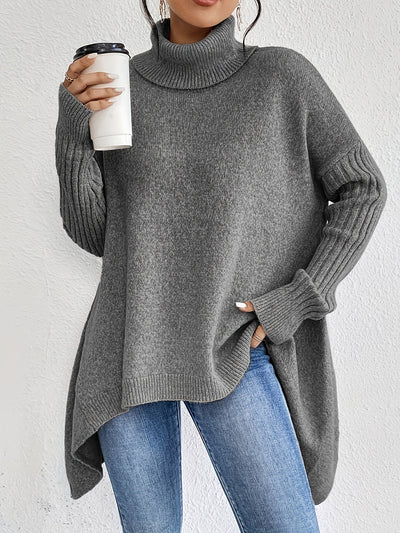 Bianca™ | Maglione a Collo Alto Oversize