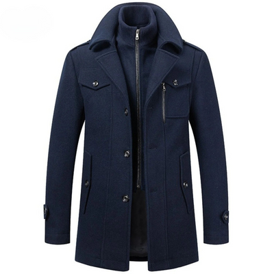 Federico™ | Cappotto Invernale in Lana con Doppio Colletto