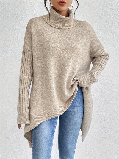Bianca™ | Maglione a Collo Alto Oversize