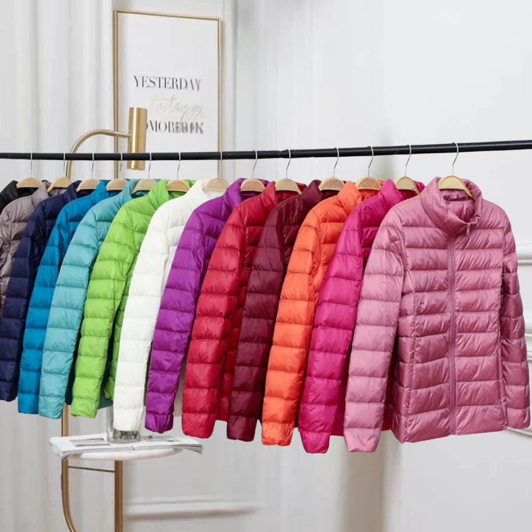 Davide™ | Giacca Ultraleggera con Piume d’Anatra Bianca