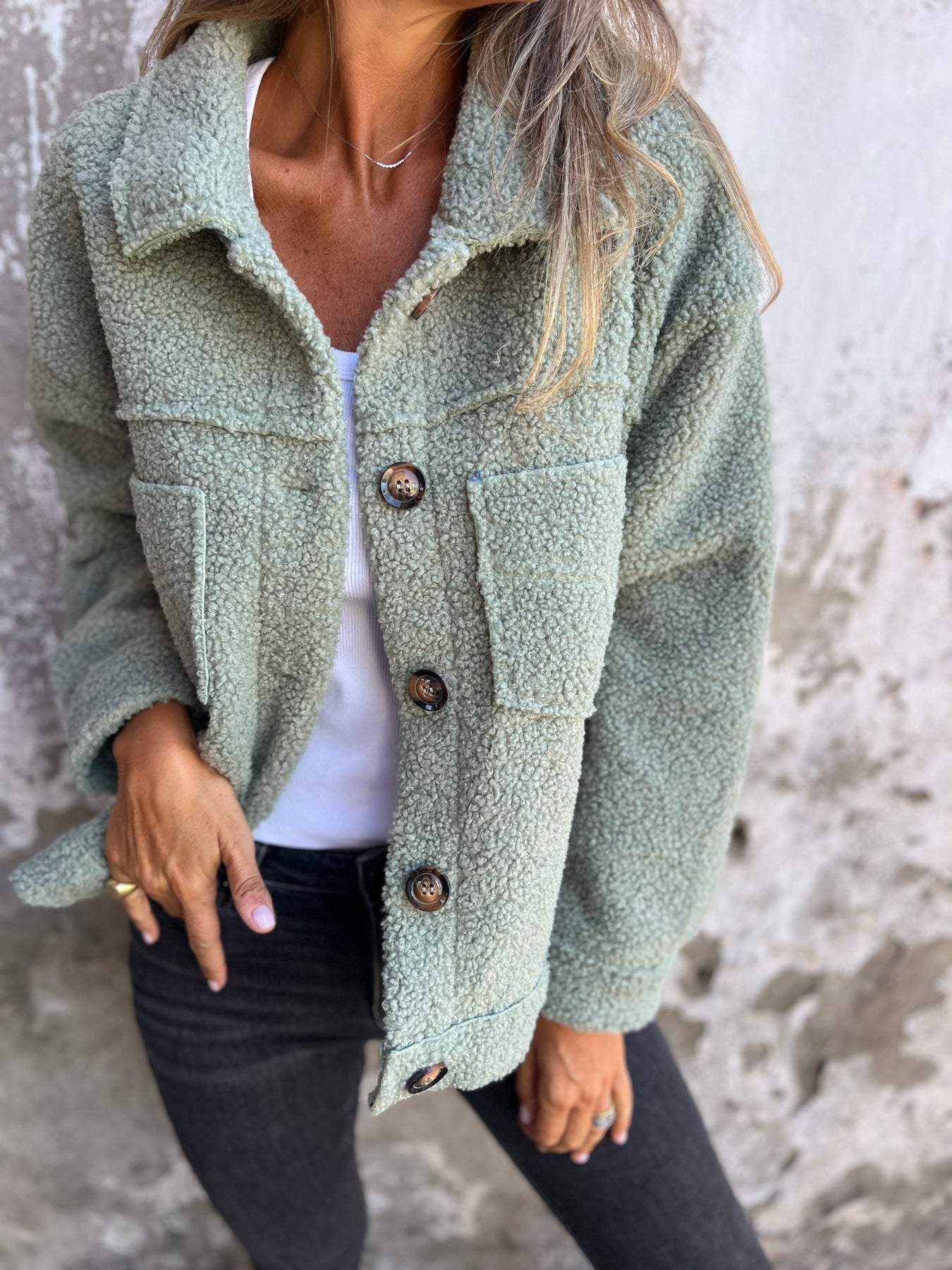 Marcella™ | Giacca Morbida con Bottoni