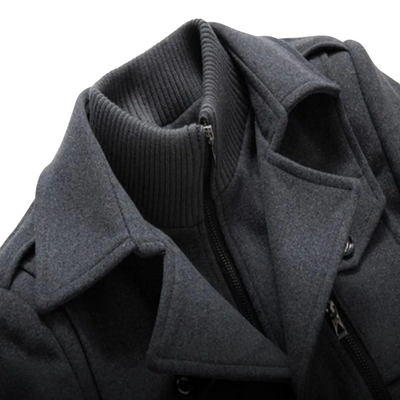 Federico™ | Cappotto Invernale in Lana con Doppio Colletto