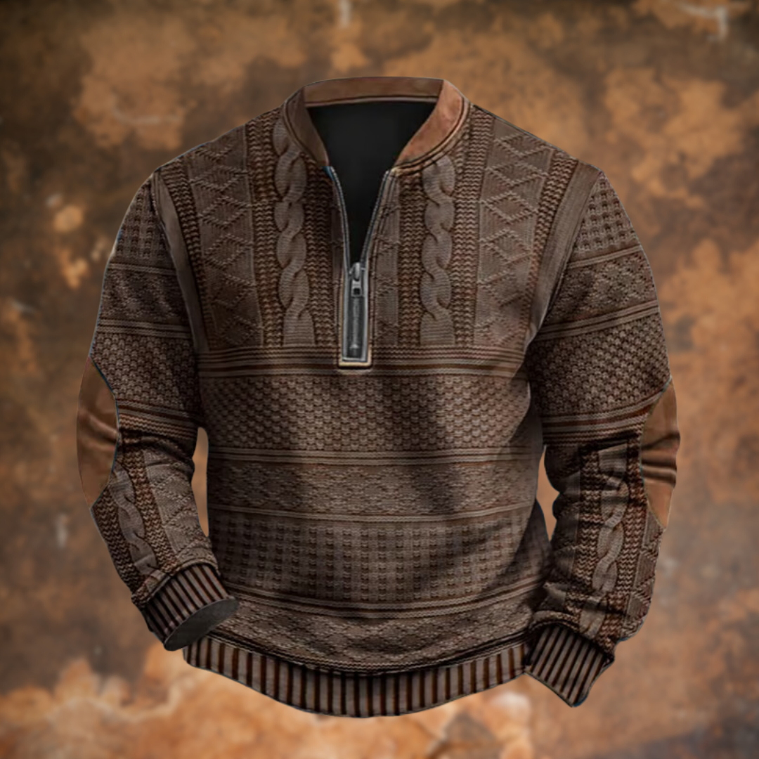 Marco™ | Maglione in Maglia con Dettaglio Zip