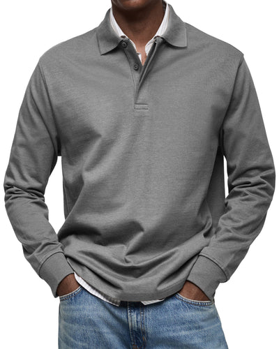 ™ | Polo di Lusso a Maniche Lunghe