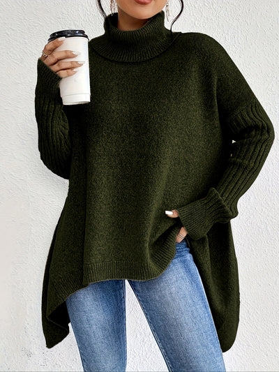 Bianca™ | Maglione a Collo Alto Oversize