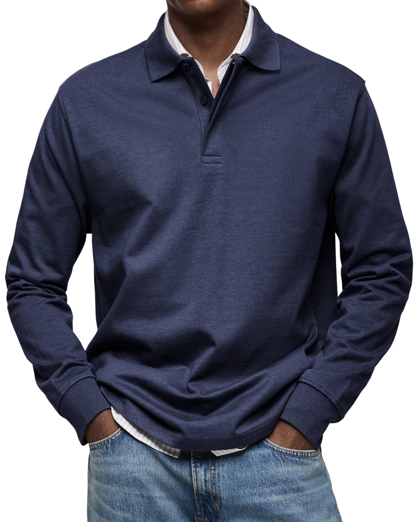 ™ | Polo di Lusso a Maniche Lunghe