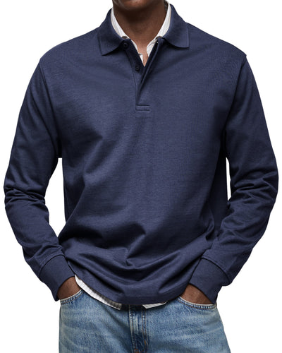 ™ | Polo di Lusso a Maniche Lunghe