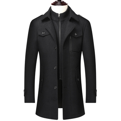 Federico™ | Cappotto Invernale in Lana con Doppio Colletto