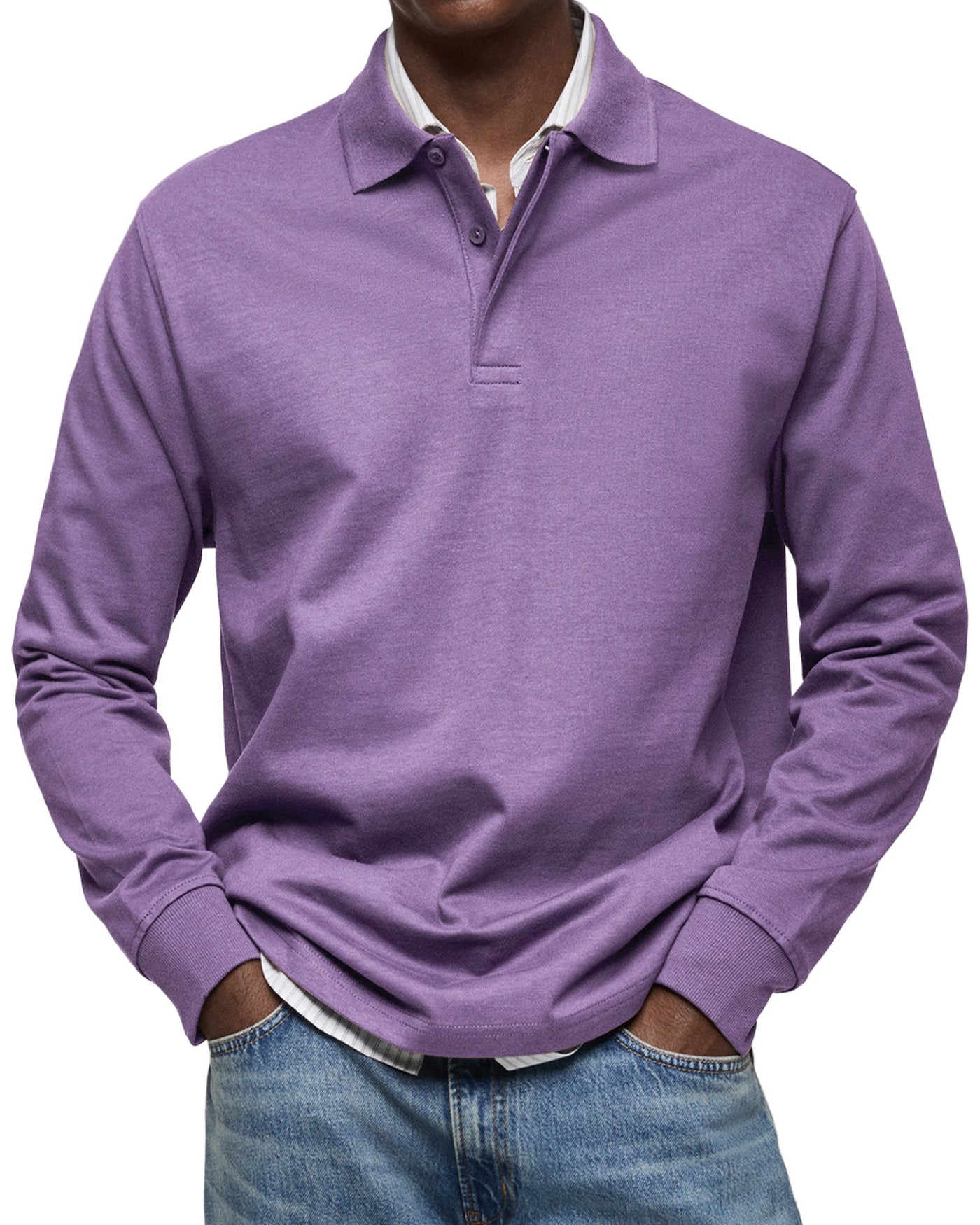 ™ | Polo di Lusso a Maniche Lunghe