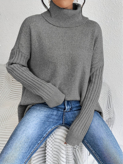 Bianca™ | Maglione a Collo Alto Oversize