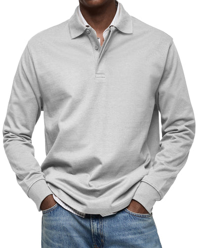 ™ | Polo di Lusso a Maniche Lunghe