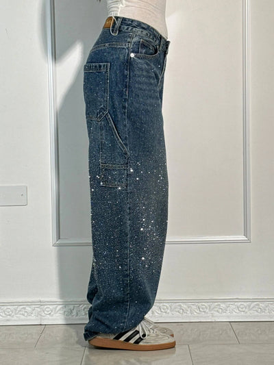 Allegra™ | Jeans con Dettagli Brillanti
