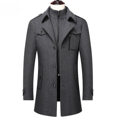 Federico™ | Cappotto Invernale in Lana con Doppio Colletto