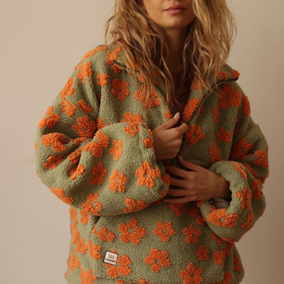 Luciana™ | Maglione Polar Bloom in Stile Boho