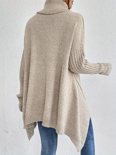 Bianca™ | Maglione a Collo Alto Oversize