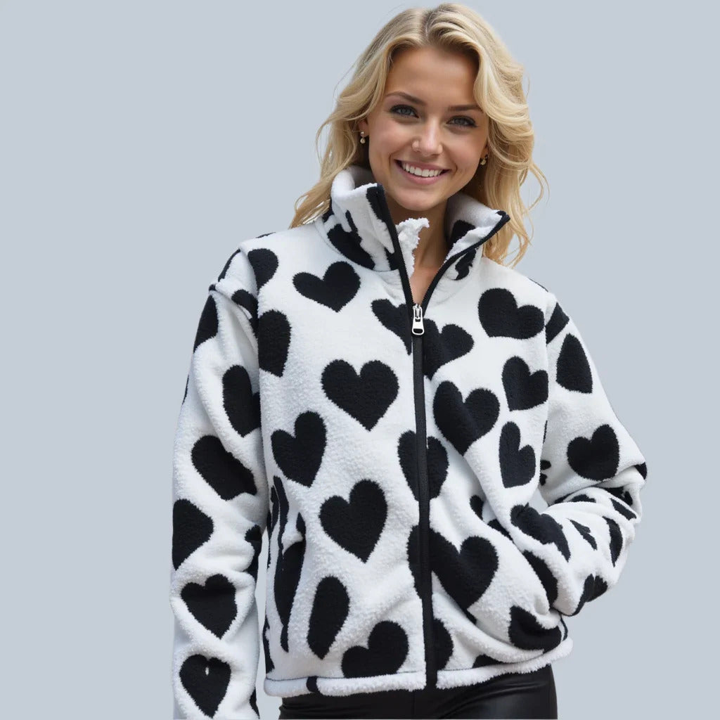 Camilla™ | Giacca Reversibile con Cuori