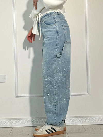 Allegra™ | Jeans con Dettagli Brillanti