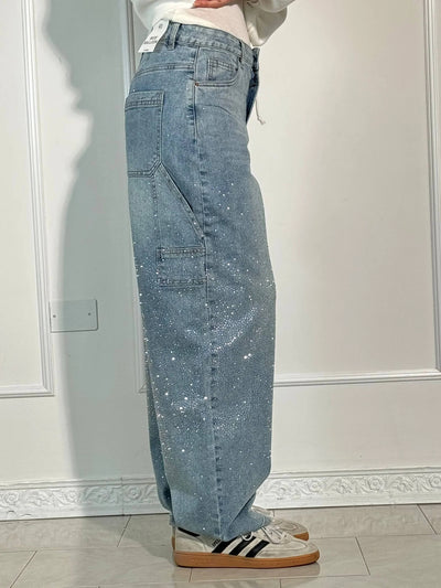 Allegra™ | Jeans con Dettagli Brillanti