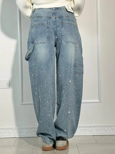Allegra™ | Jeans con Dettagli Brillanti