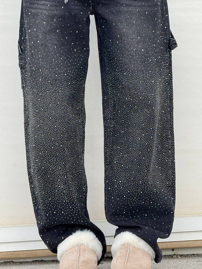 Allegra™ | Jeans con Dettagli Brillanti