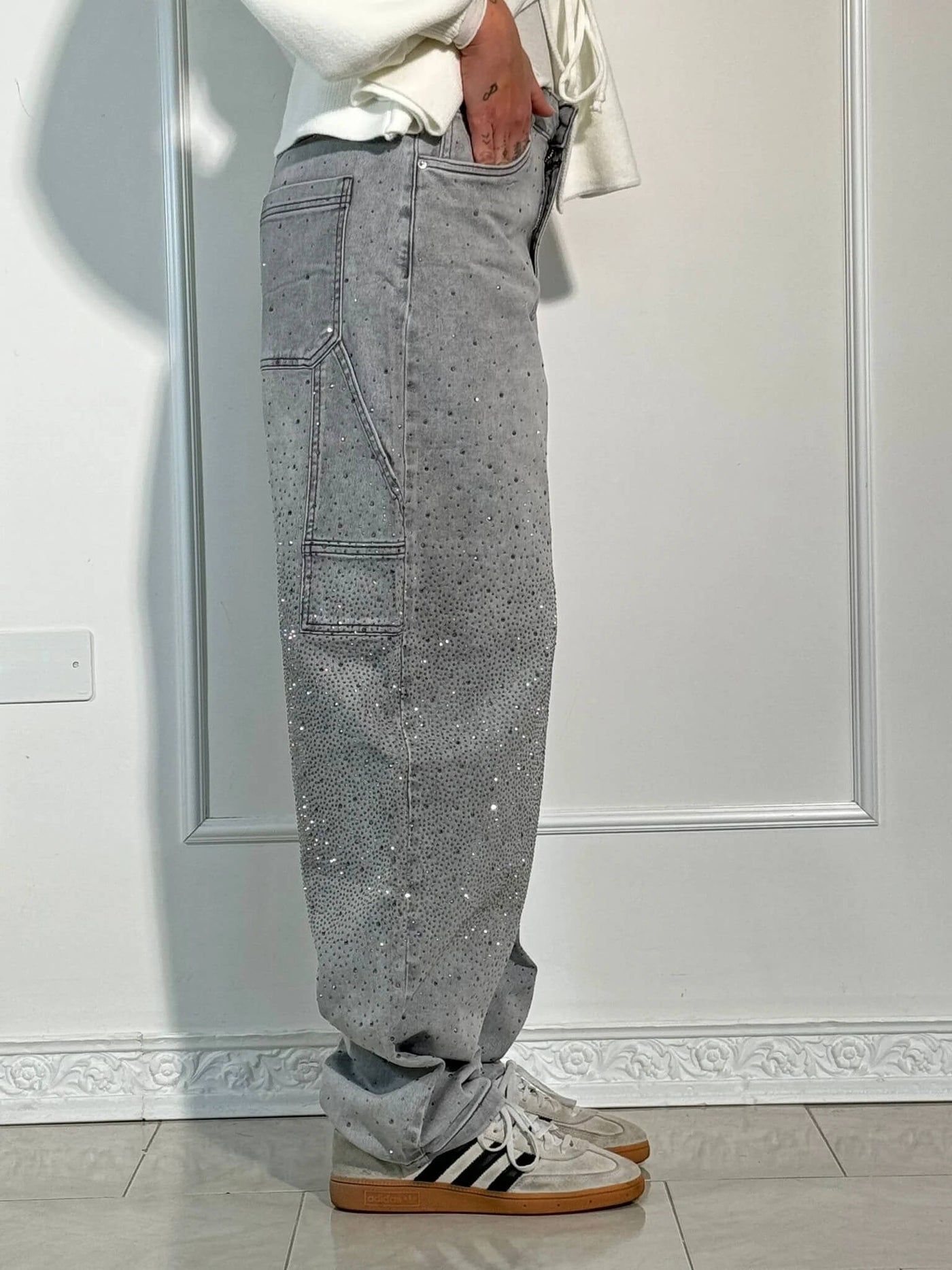 Allegra™ | Jeans con Dettagli Brillanti