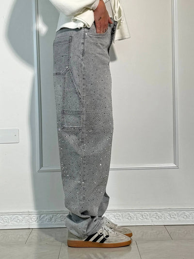 Allegra™ | Jeans con Dettagli Brillanti