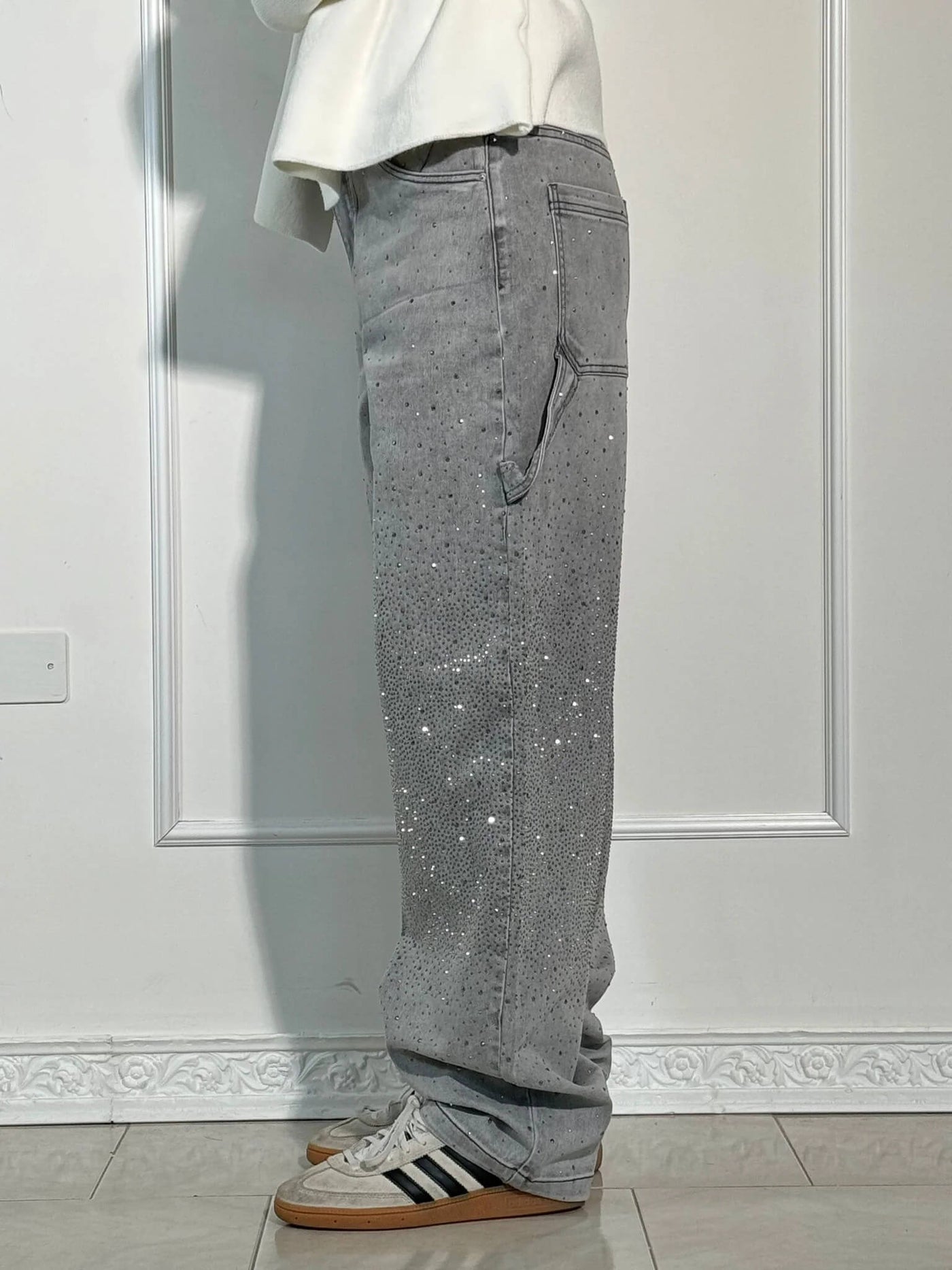 Allegra™ | Jeans con Dettagli Brillanti