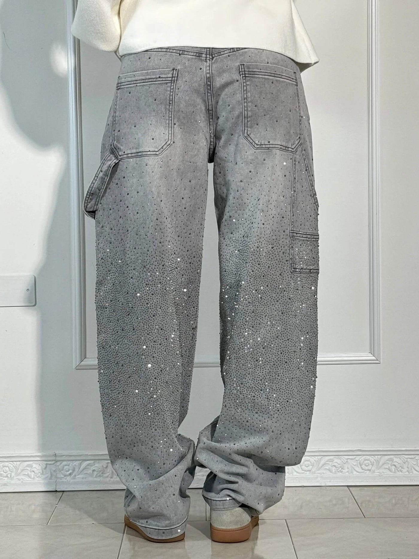 Allegra™ | Jeans con Dettagli Brillanti