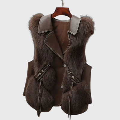 Serena™ | Gilet Elegante in Pelle