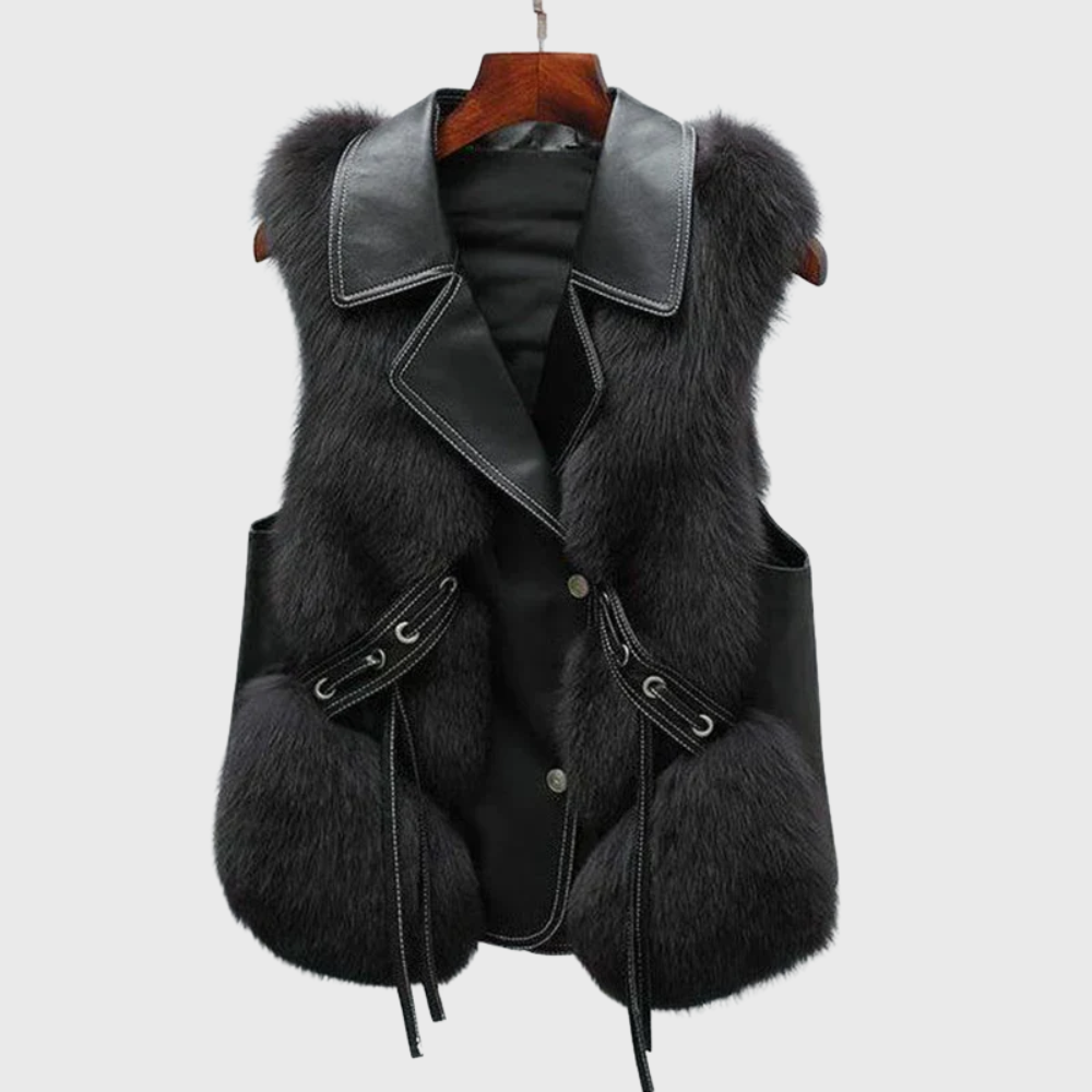 Serena™ | Gilet Elegante in Pelle