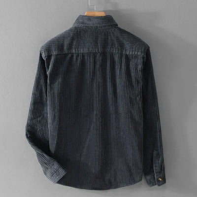 Gabriele™ | Camicia in Velluto a Coste con Maniche Lunghe