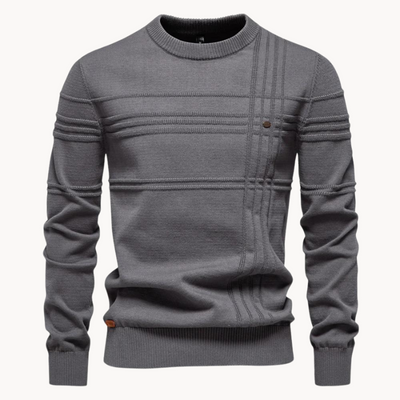 Maglione da uomo con motivo a quadri