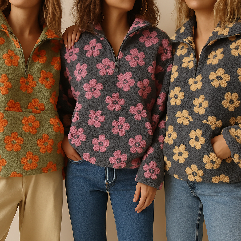 Luciana™ | Maglione Polar Bloom in Stile Boho