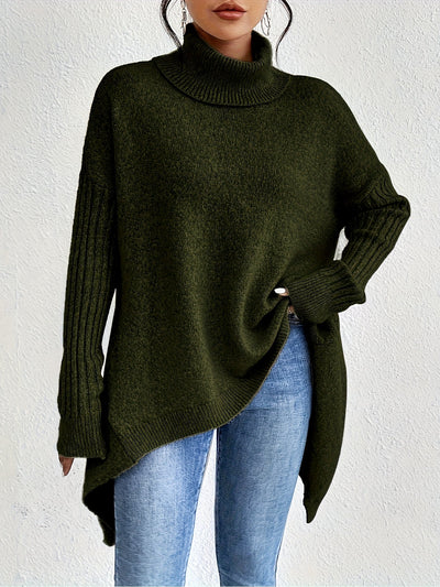 Bianca™ | Maglione a Collo Alto Oversize