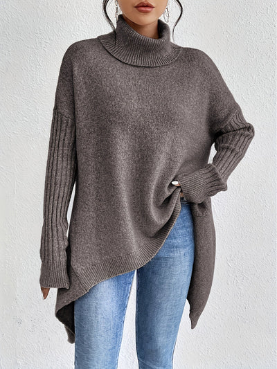 Bianca™ | Maglione a Collo Alto Oversize